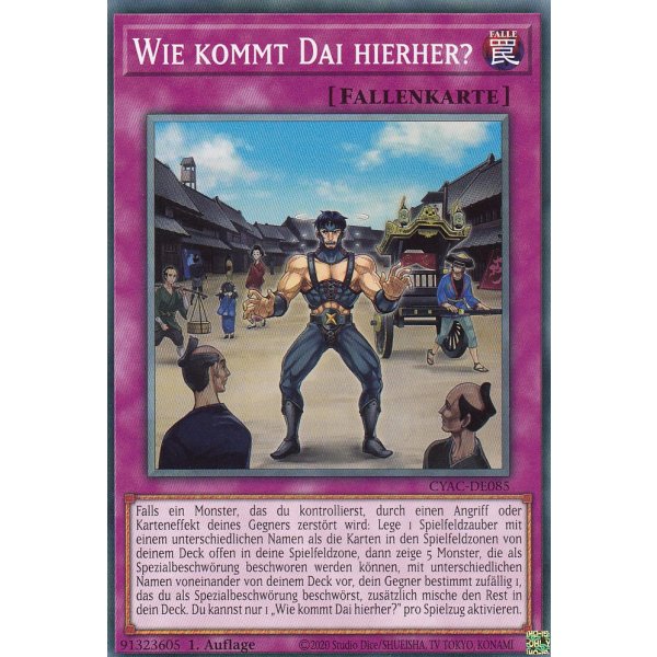 Wie kommt Dai hierher? CYAC-DE085