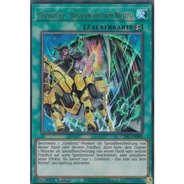 Goldstolz - Das kam aus dem Nichts! CYAC-DE089
