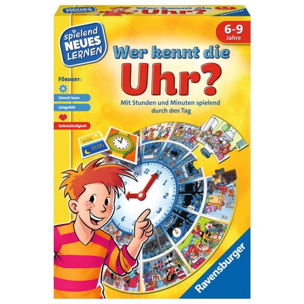 Wer kennt die Uhr? Puzzlespiel