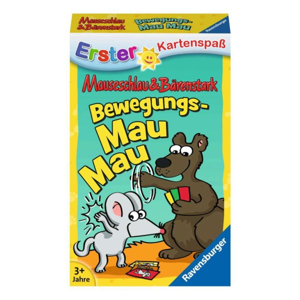 Mauseschlau&amp;B&auml;renstark Bewegungs-Mau Mau Kartenspiel