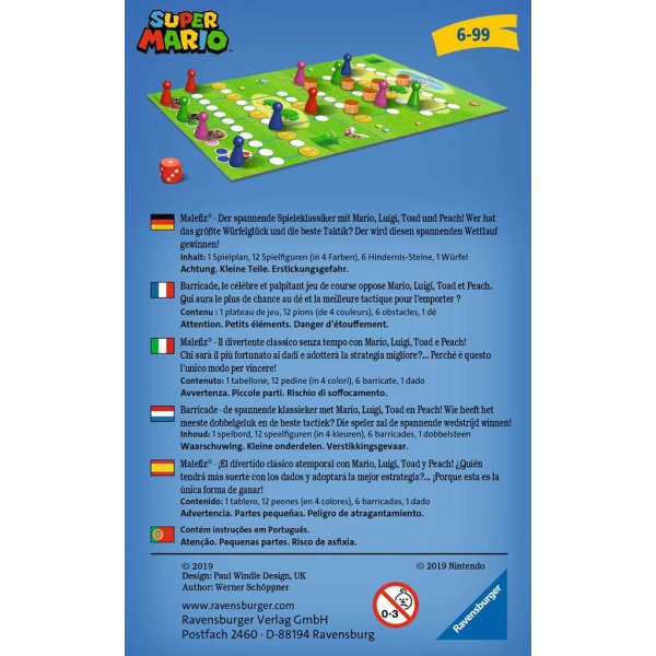 Super Mario Malefiz Brettspiel