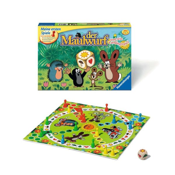 Der Maulwurf und sein Lieblingsspiel Brettspiel