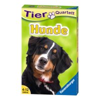 Hunde Tier-Quartett Kartenspiel