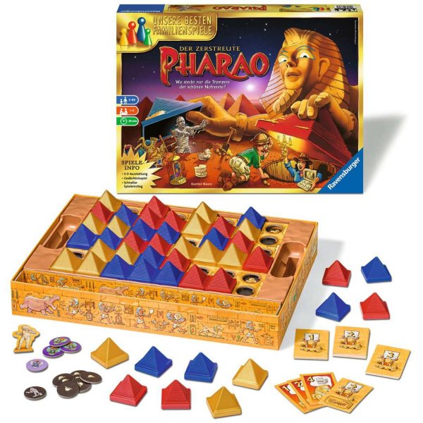Der zerstreute Pharao Brettspiel