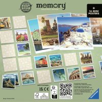 Collectors memory Sch&ouml;nste Reiseziele Legespiel
