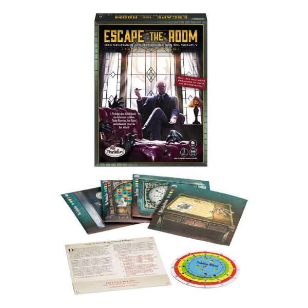 Escape the Room - Das Geheimnis des Refugiums von Dr. Gravely Detektiv-Spiel