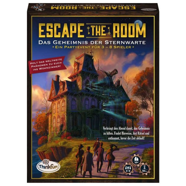 Escape the Room - Das Geheimnis der Sternwarte Detektiv-Spiel