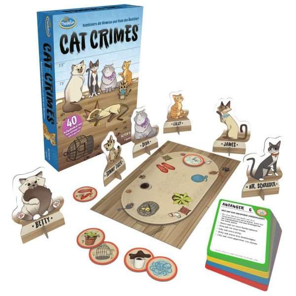 Cat Crimes Detektiv-Spiel