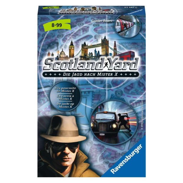 Scotland Yard (kompakte Version) Brettspiel