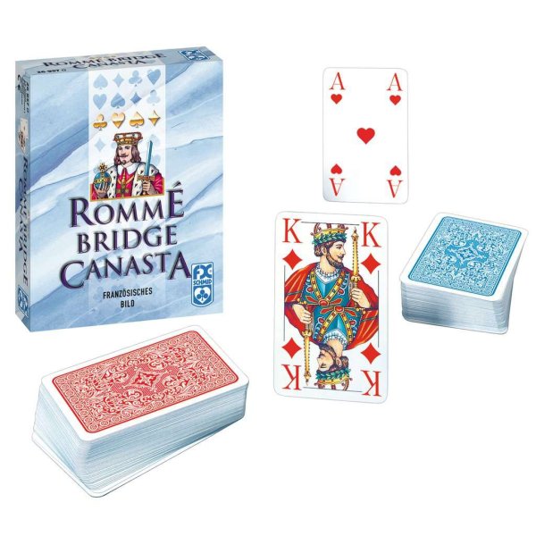 Romm&eacute; Bridge Canasta in Faltschachtel Kartenspiel