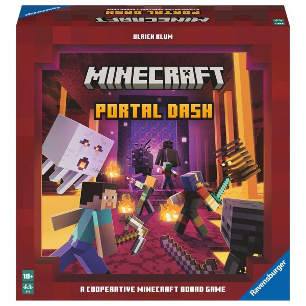Minecraft Portal Dash Brettspiel