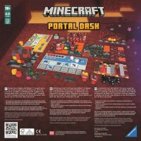 Minecraft Portal Dash Brettspiel