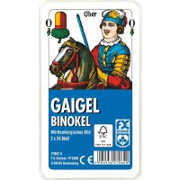 Gaigel / Binockel (W&uuml;rttembergisches Bild) in Klarsicht-Box Kartenspiel