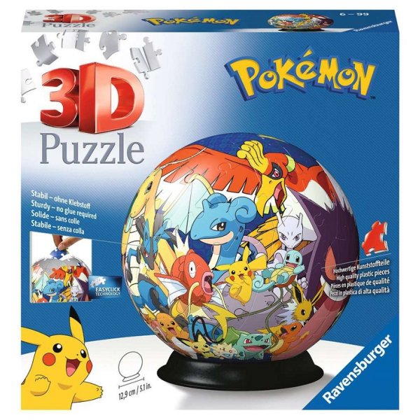 Pokemon - 3D Puzzle Ball - 72 Teile