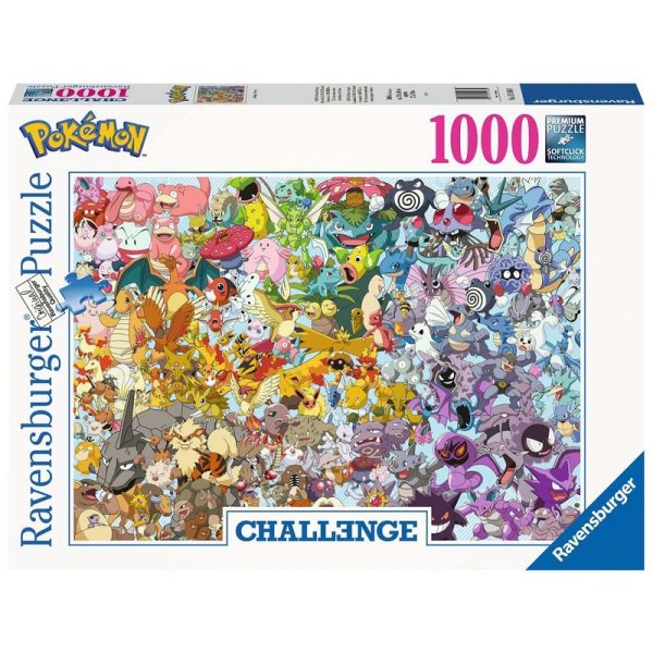 Pokemon - Challenge - Puzzle 1000 Teile