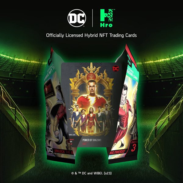 Hro DC Chapter 3 Shazam Fury Of The Gods NFT Trading Cards - Booster Box
