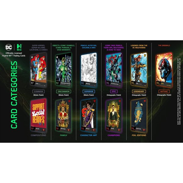 Hro DC Chapter 3 Shazam Fury Of The Gods NFT Trading Cards - Booster