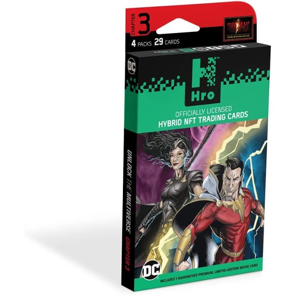 Hro DC Chapter 3 Shazam Fury Of The Gods NFT Trading Cards - Premium Booster