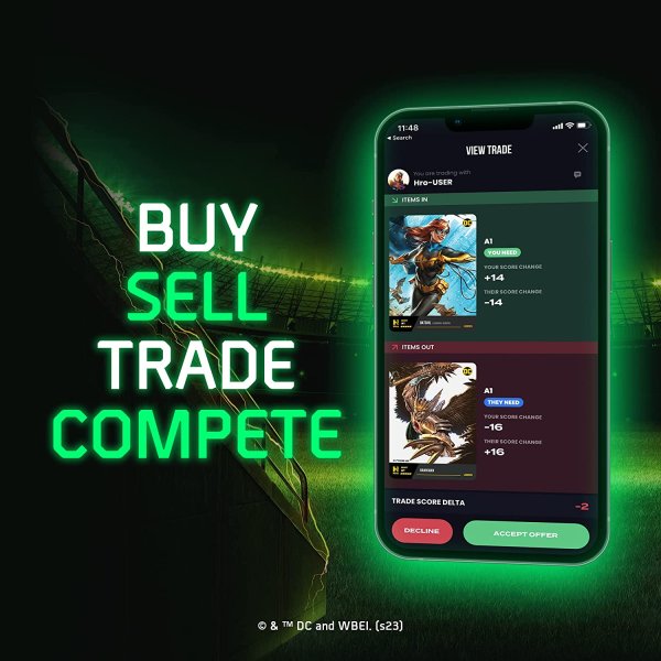 Hro DC Chapter 3 Shazam Fury Of The Gods NFT Trading Cards - Premium Booster