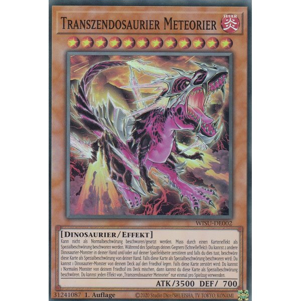 Transzendosaurier Meteorier WISU-DE002