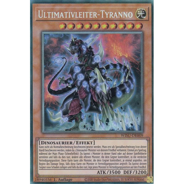 Ultimativleiter-Tyranno (Collector Rare) WISU-DE009-Collector-Rare