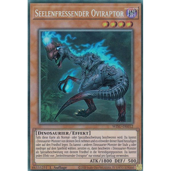Seelenfressender Oviraptor (Collector Rare) WISU-DE012-Collector-Rare