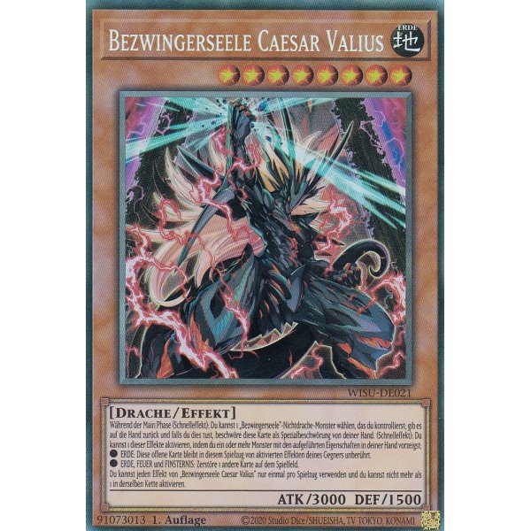 Bezwingerseele Caesar Valius (Collector Rare) WISU-DE021-Collector-Rare