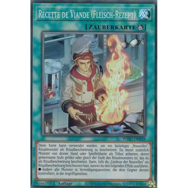 Recette de Viande (Fleisch-Rezept) WISU-DE038