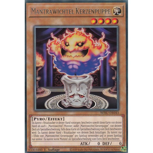 Mantrawichtel Kerzenpuppe WISU-DE043