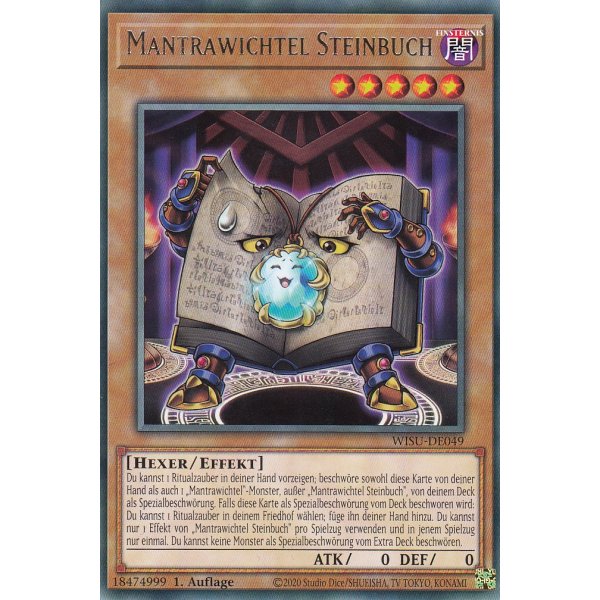 Mantrawichtel Steinbuch WISU-DE049