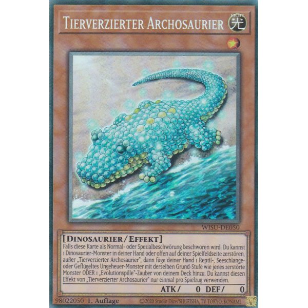 Tierverzierter Archosaurier (Collector Rare) WISU-DE050-Collector-Rare