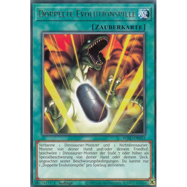 Doppelte Evolutionspille WISU-DE053
