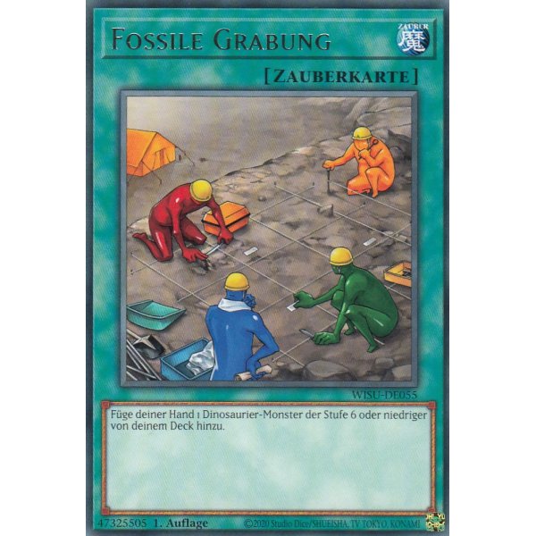 Fossile Grabung WISU-DE055