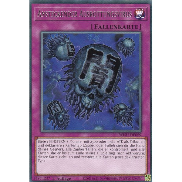 Ansteckender Ausrottungsvirus WISU-DE059