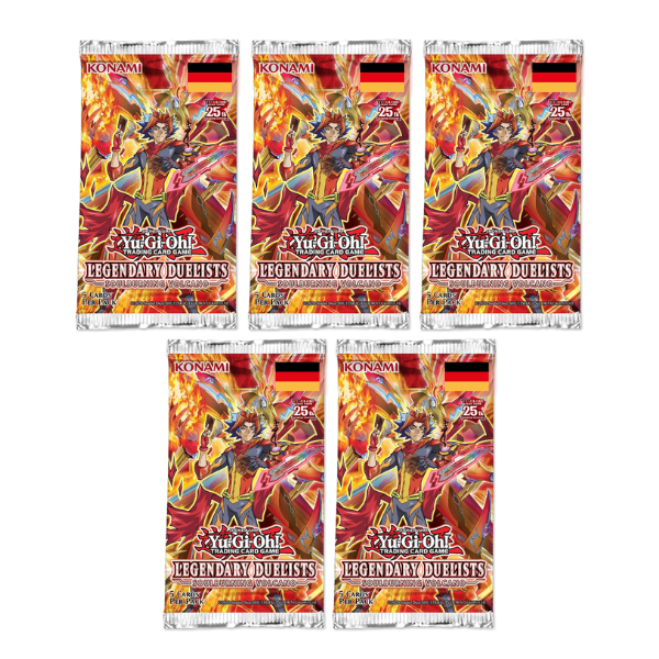 Legendary Duelists: Soulburning Volcano Booster (5 St&uuml;ck) (deutsch)