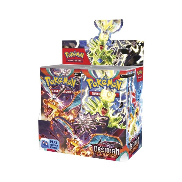 Scarlet &amp; Violet Obsidian Flames Display (36 Booster) (englisch)