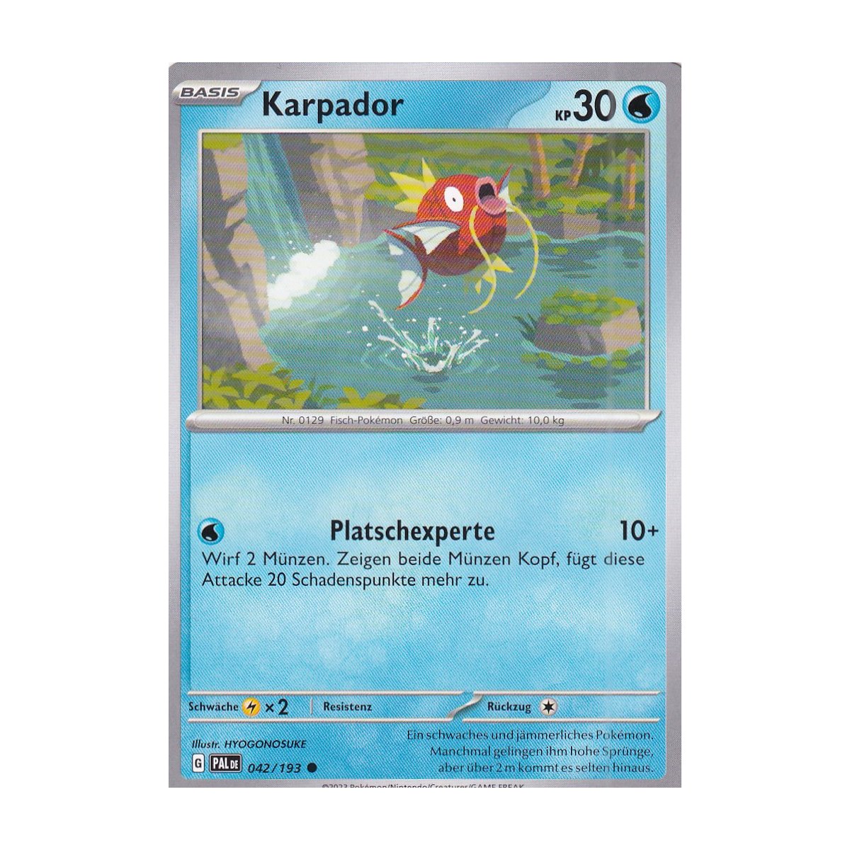 Auf Welchem Level Entwickelt Sich Karpador Karpador 042/193 Entwicklungen in Paldea Pokemon Karte kaufen