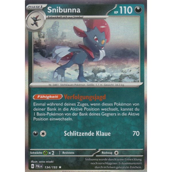 Snibunna 134/193 Holo