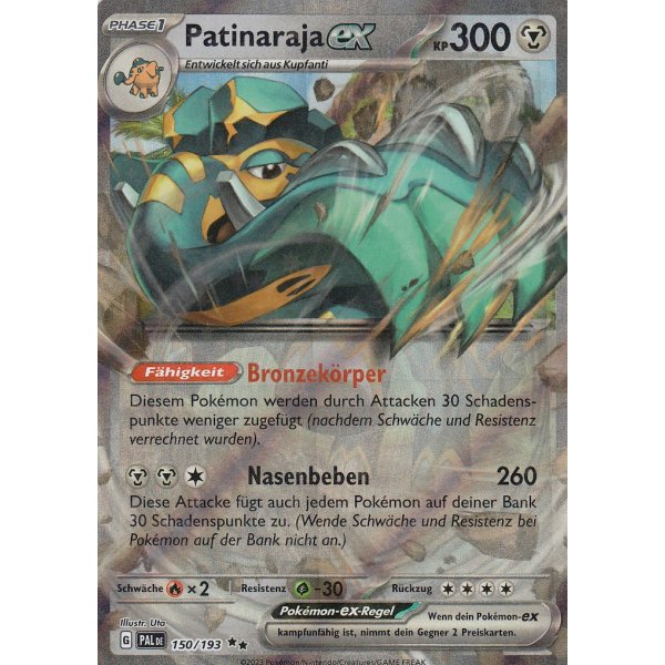 Patinaraja ex 150/193