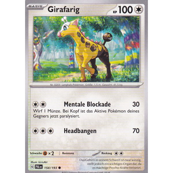 Girafarig 154/193