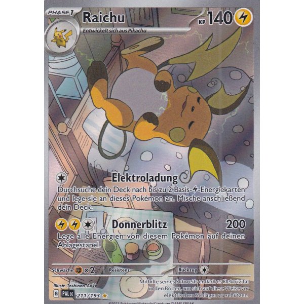 Raichu 211/193 Illustration Rare