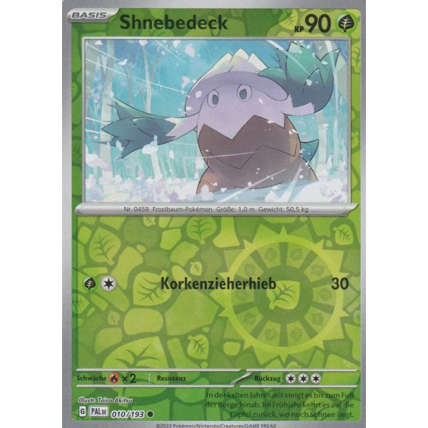 Shnebedeck 010/193 REVERSE HOLO