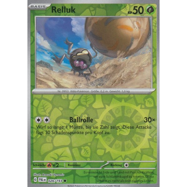 Relluk 026/193 REVERSE HOLO