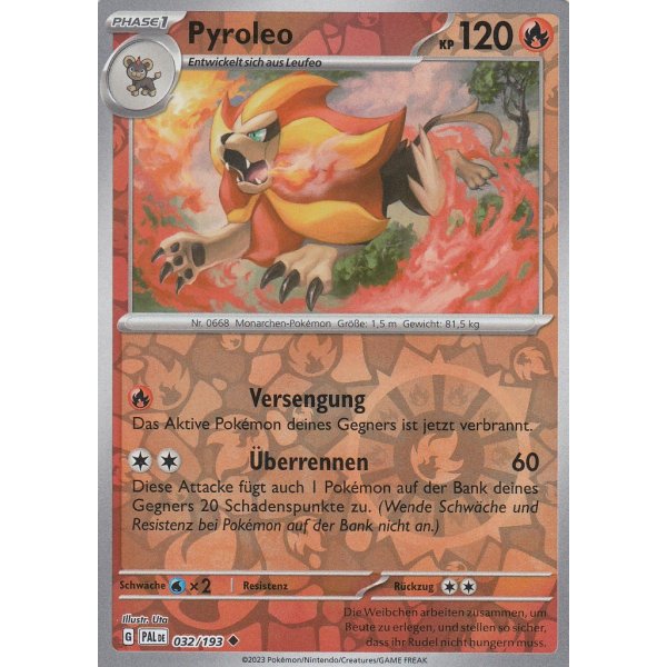 Pyroleo 032/193 REVERSE HOLO