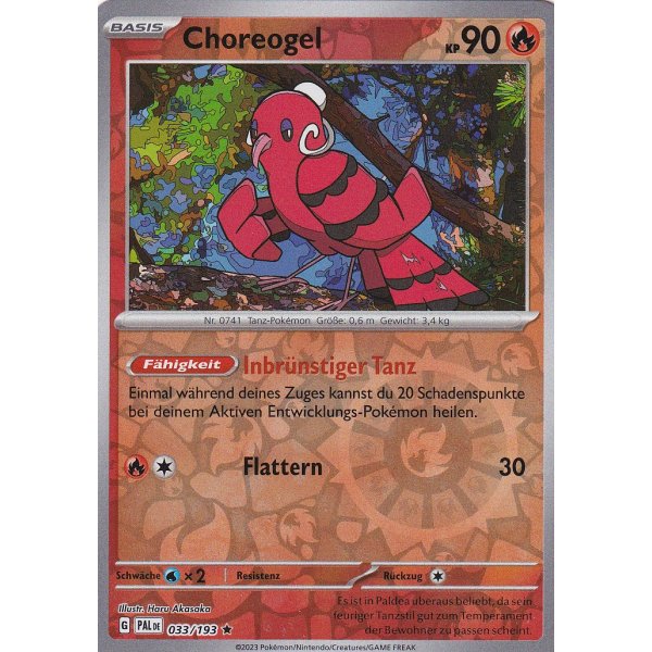 Choreogel 033/193 Holo REVERSE HOLO