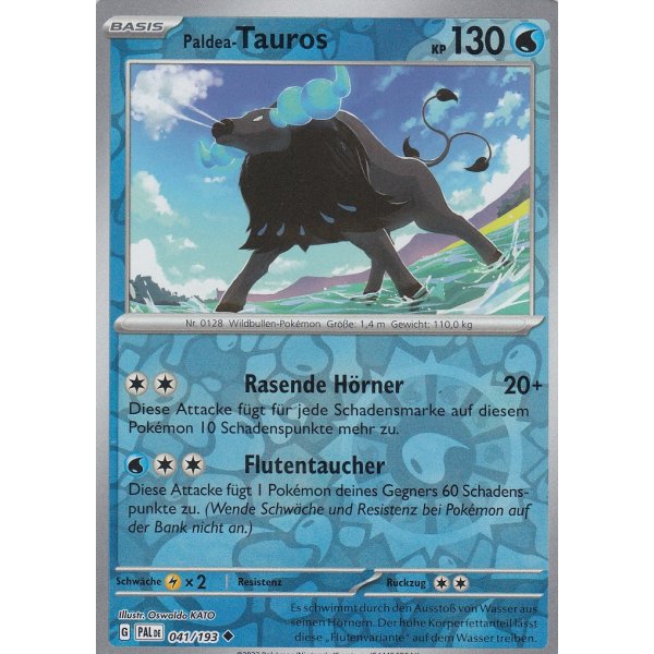 Paldea-Tauros 041/193 REVERSE HOLO