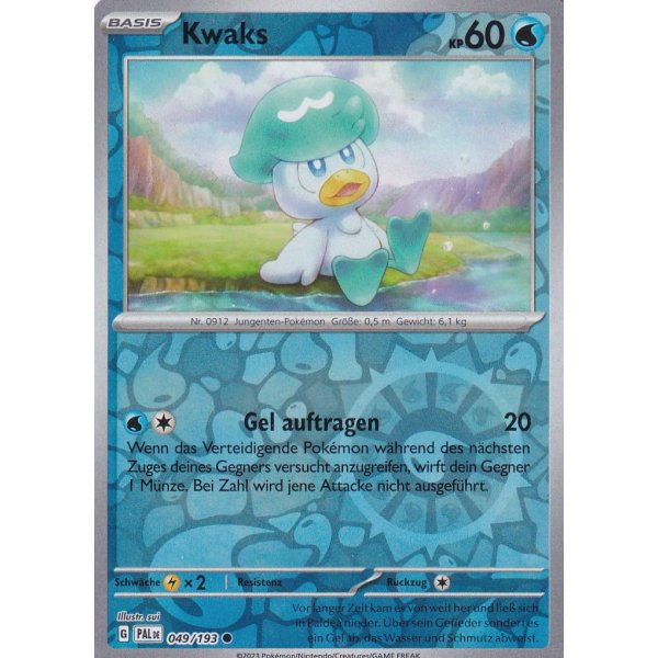 Kwaks 049/193 REVERSE HOLO