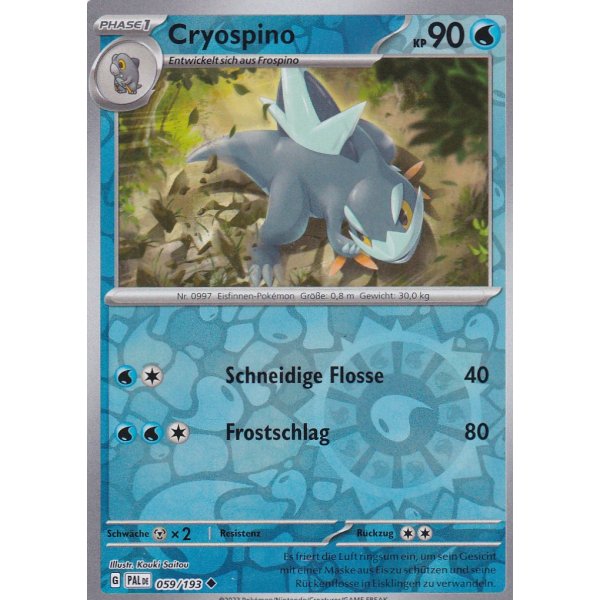 Cryospino 059/193 REVERSE HOLO