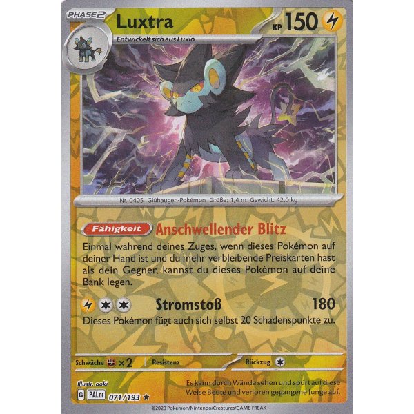 Luxtra 071/193 Holo REVERSE HOLO