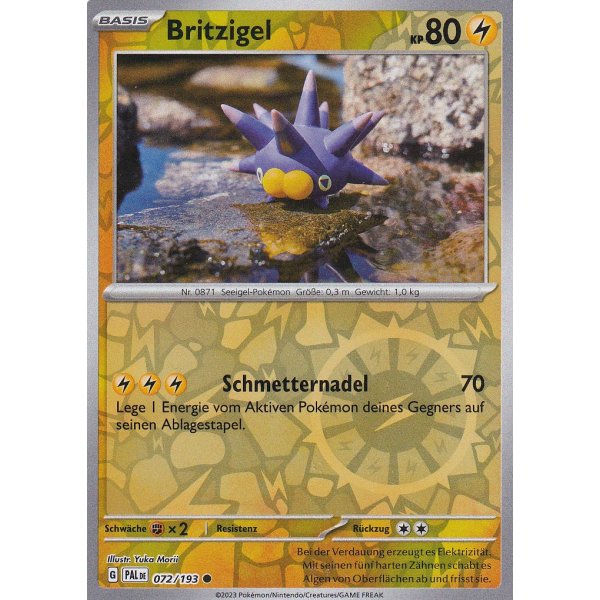 Britzigel 072/193 REVERSE HOLO